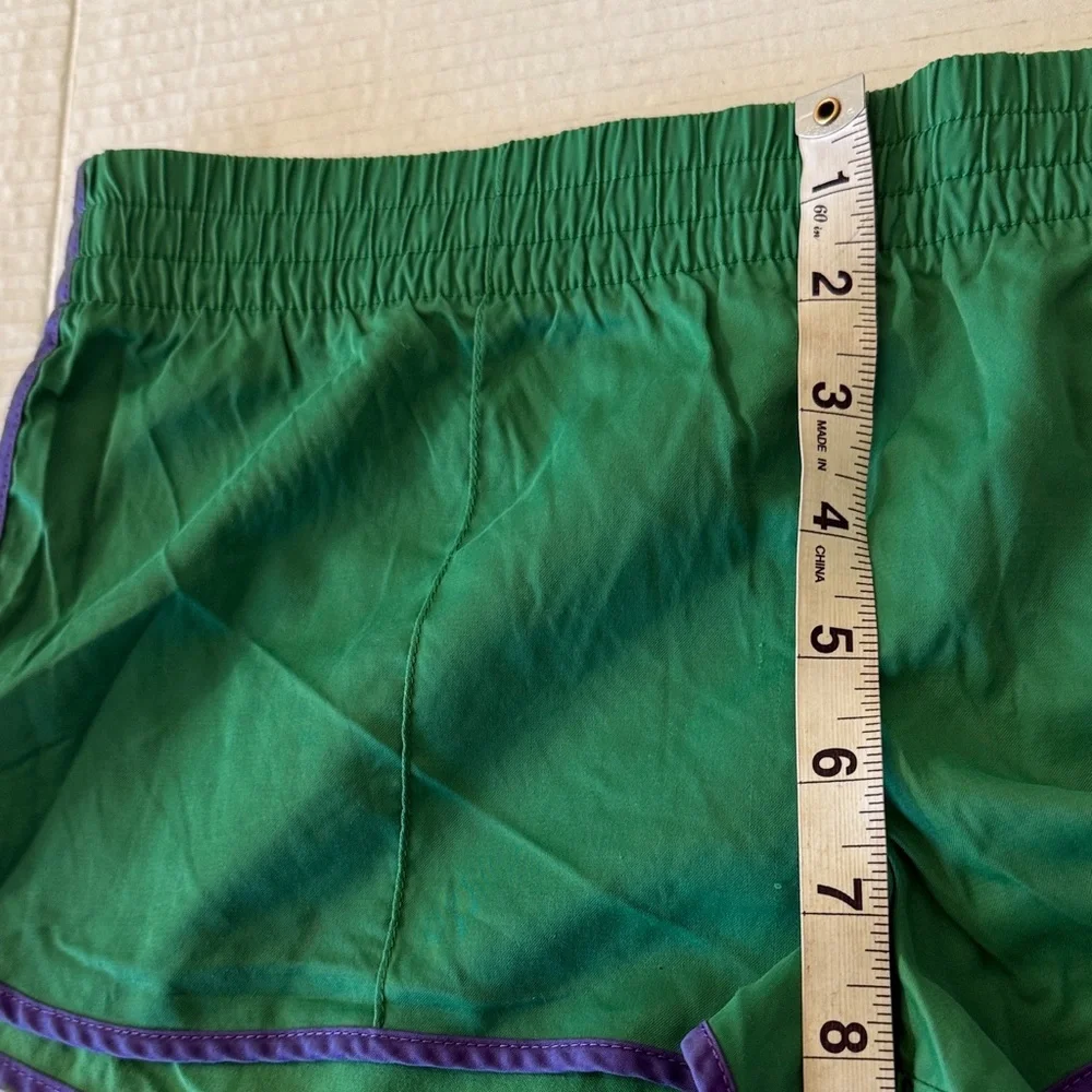 PINK Victoria's Secret Green Micro Booty Shorts Size S Athletic Y2K Spellout - Picture 8 of 9